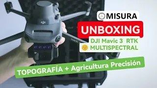 [UNBOXING 2024]🌞 DJI Mavic 3 Multispectral RTK 👉 Dron para  Topografía y Agricultura de Precisión