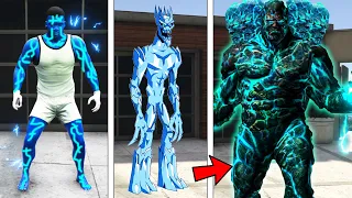 Franklin Transform Into Ice God ! GTA V Avengers