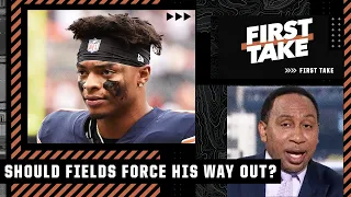 Stephen A. answers: Should Justin Fields force his way out of Chicago? | First Take