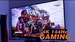 THE BEST 4K GAMING MONITOR OUT! - 4K 122Hz Settings on NEW Samsung Odyssey G7