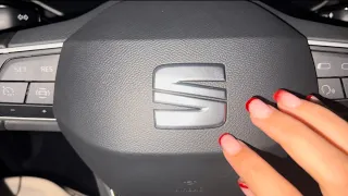 ASMR in my new car on a rainy day | No talking, Tapping, Scratching.