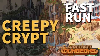 Creepy Crypt Minecraft Dungeons Fast Walkthrough