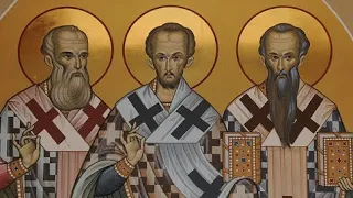 Акафіст трьом святителям: Василію Великому, Григорію Богослову та Іоану Золотоустому (українською)