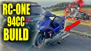 FULL MALOSSI RC ONE 94CC ENGINE BUILD | Derbi Gp1