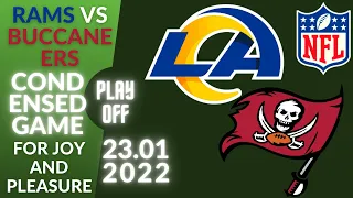 🏈Los Angeles Rams vs Tampa Bay Buccaneers NFC Divisional Playoff NFL 2021-2022 Condensed Game