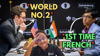 Praggnanandhaa's French Love! | World no.2 Caruana vs Pragg | FIDE Candidates 2024