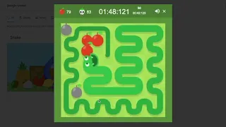 NEW SNAKE MODE-Google Snake Skull Mode 3 Apples Small All Apples [FIRST IN WORLD]