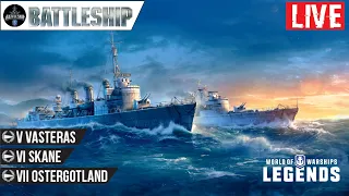 🔴СТРИМ! VASTERAS/SKANE/OSTERGOTLAND - ПОДРОБНЫЙ ГЕЙМПЛЕЙ WOWS LEGENDS | PS XBOX