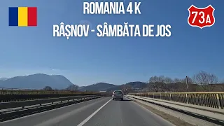 Driving in Romania Transylvania in The Carpathians from Râșnov to Sâmbăta de Sus
