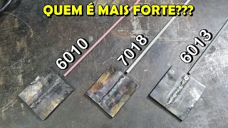 Qual Eletrodo é Mais Resistente e Onde Devo Utilizá-los: 6013, 7018 ou 6010?