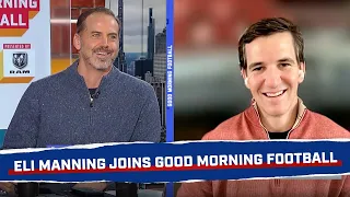 Eli Manning on Good Morning Football | Michael B. Jordan One-Handed Catch on The Eli Manning Show