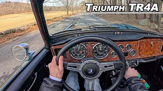 1966 Triumph TR4A - The Classic British Roadster You Can AFFORD To OWN (POV Binaural Audio)