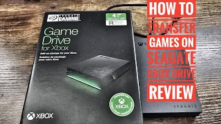 How to transfer Games to Seagate 4TB Xbox Drive & Review #seagate #4tb #xbox #xboxgaming #xboxone