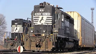 Switching with Norfolk Southern High Hood SD40-2s