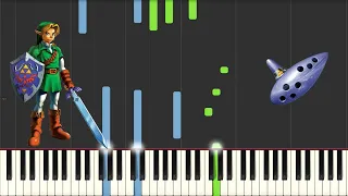 The Legend of Zelda: Temple of Time - Piano Tutorial (Synthesia)
