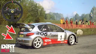 Dirt rally 2.0 - Peugeot 206 WRC DLC | Thrustmaster t300 ferrari alcantara edition [PS4 PRO]
