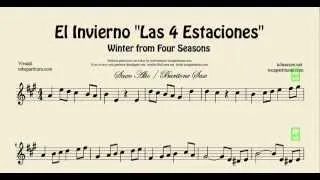 Winter from Four Seasons sheet music for alto saxophone and baritone saxophone