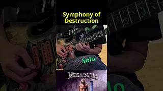 Symphony of Destruction Guitar Solo - Megadeth - Marty Friedman #shorts #guitar #cover