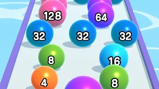 Ball Run 2048 - All Levels Gameplay Android, iso, Level 79-82