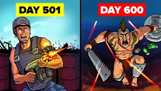 I Survived 600 days of NUCLEAR WAR (NOT MINECRAFT)