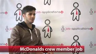 McDonalds Crew Member Job