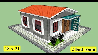 18 x 21 small village house plan II 18 x 21 ghar ka naksha II 18 x 21 home design