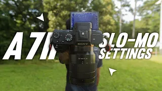 Sony α7II | Slo Motion Video Settings w/Cinematic
