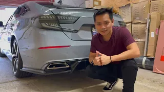 2022 Honda ACCORD Rear Diffuser Gap Remedy