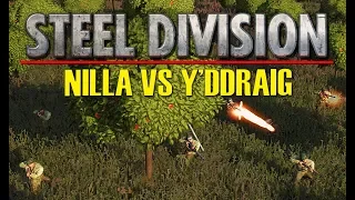 NILLA VS Y'DDRAIG Game 1! Throwback Tournament FINAL, Steel Division: Normandy 44 (Omaha, 1v1)