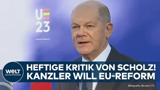 EU-TREFFEN: Heftige Kritik! Kanzler Olaf Scholz äußert sich in Granada zu Migration und Reformen