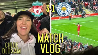 SZOBOSZLAI SCORES SCREAMER IN LIVERPOOL COMEBACK! | Liverpool 3-1 Leicester | Matchday Vlog