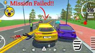 Mission Failed! Car Simulator 2 - Lamborghini Urus - Audi R8 - Officer - Car Games Android Gameplay