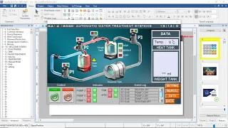 Kontrol & Monitor Sistem Otomasi Berbasis PLC menggunakan HMI Weintek MT8071iP