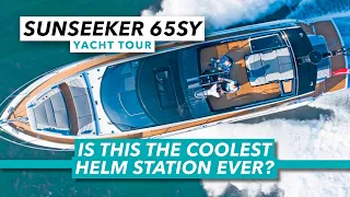 Sunseeker 65 Sport Yacht tour | Is this the coolest helm station EVER? | Motor Boat & Yachting