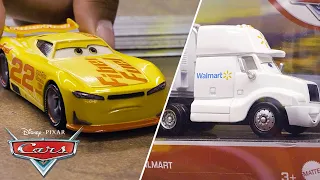 GoGo Logano Finds New Cars Friends at Walmart | Pixar Cars