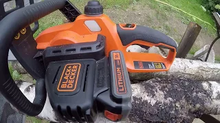 Аккумуляторная цепная пила Black & Decker GKC1825L20