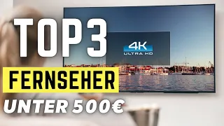 ✅ 3 BESTEN Fernseher UNTER 500€ ► Welchen 4K Fernseher kaufen? (2023)