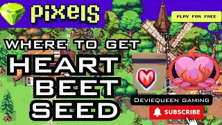 Heartbeet seeds Pixels