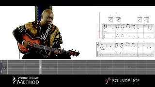 Ali Farka Toure Malian Guitar Lesson by Vieux Farka Toure. Learn to play 'Debe'