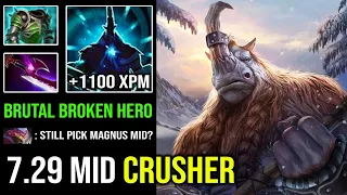 How to Crush Mid & Boost MMR in this Meta with Super Broken Magnus + Insane 1100 XPM DotA 2