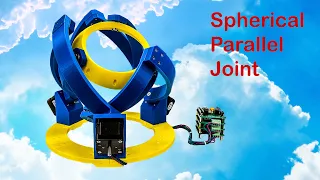 Interesting mechanism: Spherical Parallel Joint (stepper motors, 3DoF)