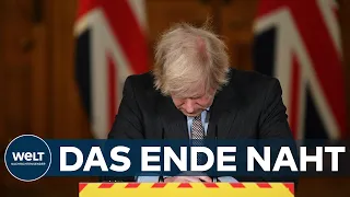 PAUKENSCHLAG: Rücktritt erwartet - Boris Johnson kündigt Ansprache an die Nation an | WELT Thema