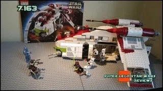 Lego Star Wars 7163 Republic Gunship Review