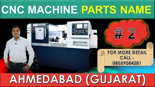 CNC Machine Parts name and their use| #2 |Parts of CNC Machine| CNC turning Machine Parts name|