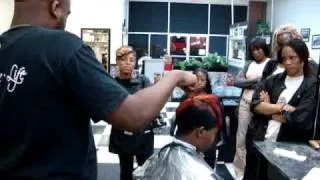 How to cut a MOHAWK haircut on black hair