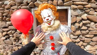 PENNYWISE CLOWN VS PARKOUR POV! IT CHAPTER TWO