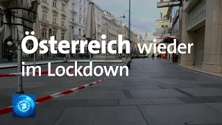 Corona-Pandemie: Wieder Lockdown in Österreich