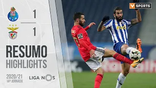 Highlights | Resumo: FC Porto 1-1 Benfica (Liga 20/21 #14)