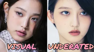 VISUAL VS UNDERATED VISUAL OF EACH KPOP GIRL GROUP 3-4 GENERATION