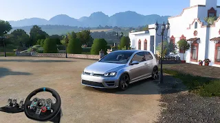 Volkswagen Golf R | Forza Horizon 5 | Logitech G29 Wheel Gameplay 4K #forzahorizon5 #rtx3070